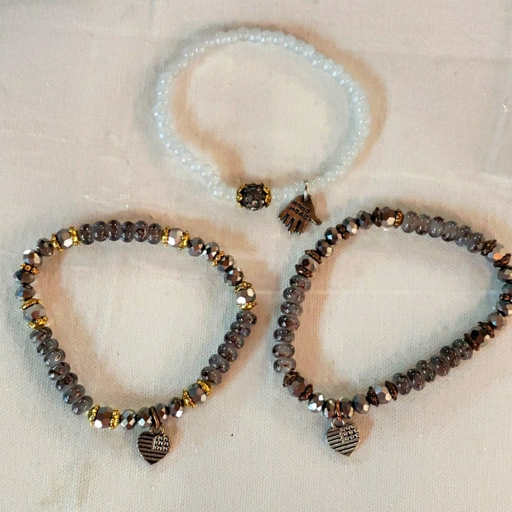 3 bracelets